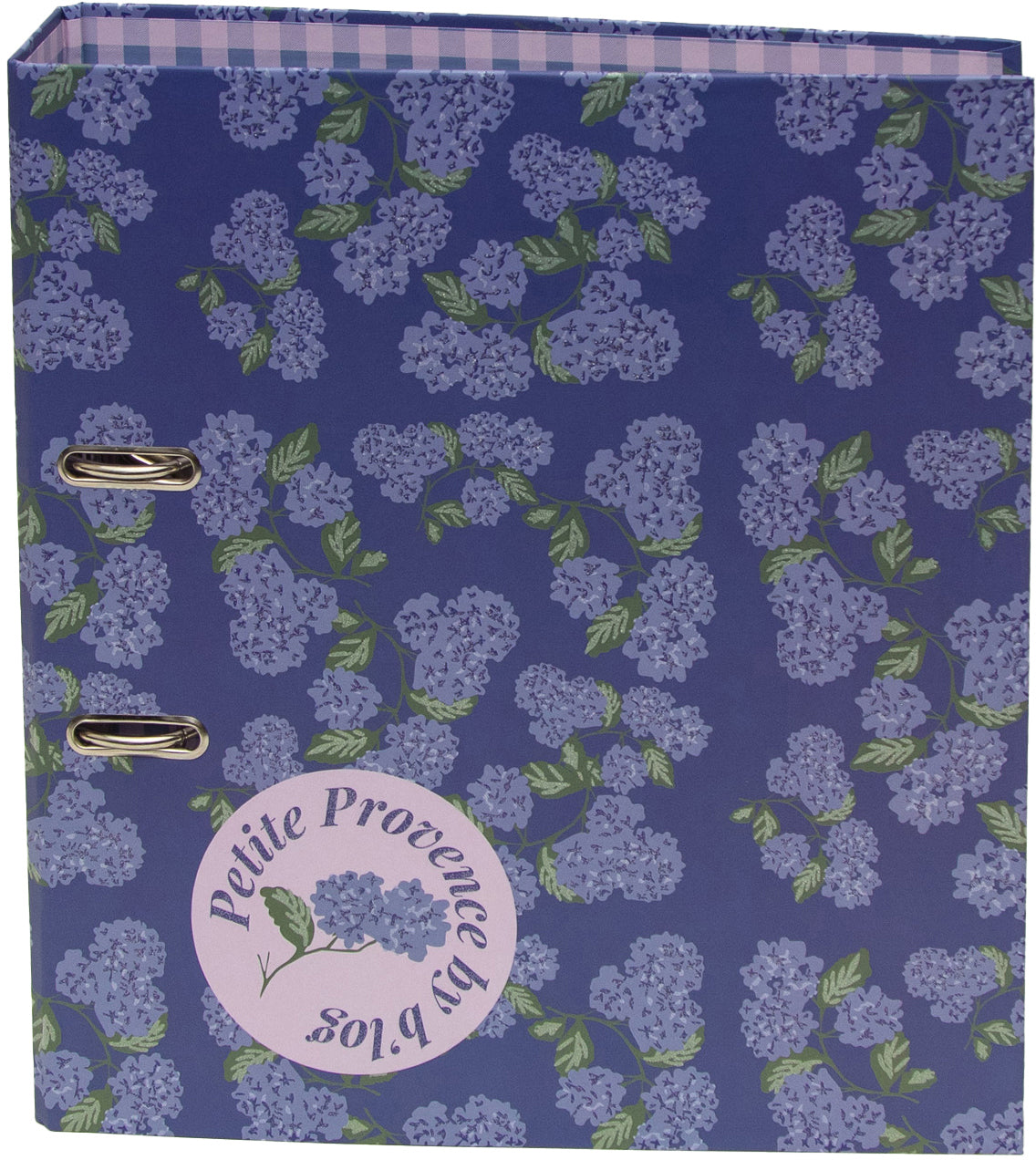 Ancor B'log Provence Flower Hebelordner – für A4 – Rückenbreite 8 cm – Violett