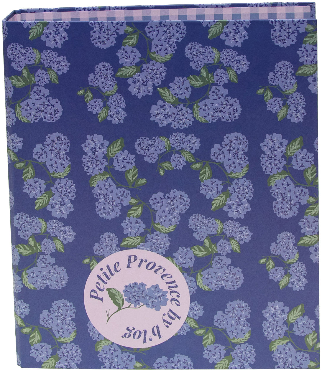 Ancor B'log Provence Flowr Ringbuch – 2-Ring Ø 25 mm – für A4 – Rückenbreite 4 cm – Blau, Violett