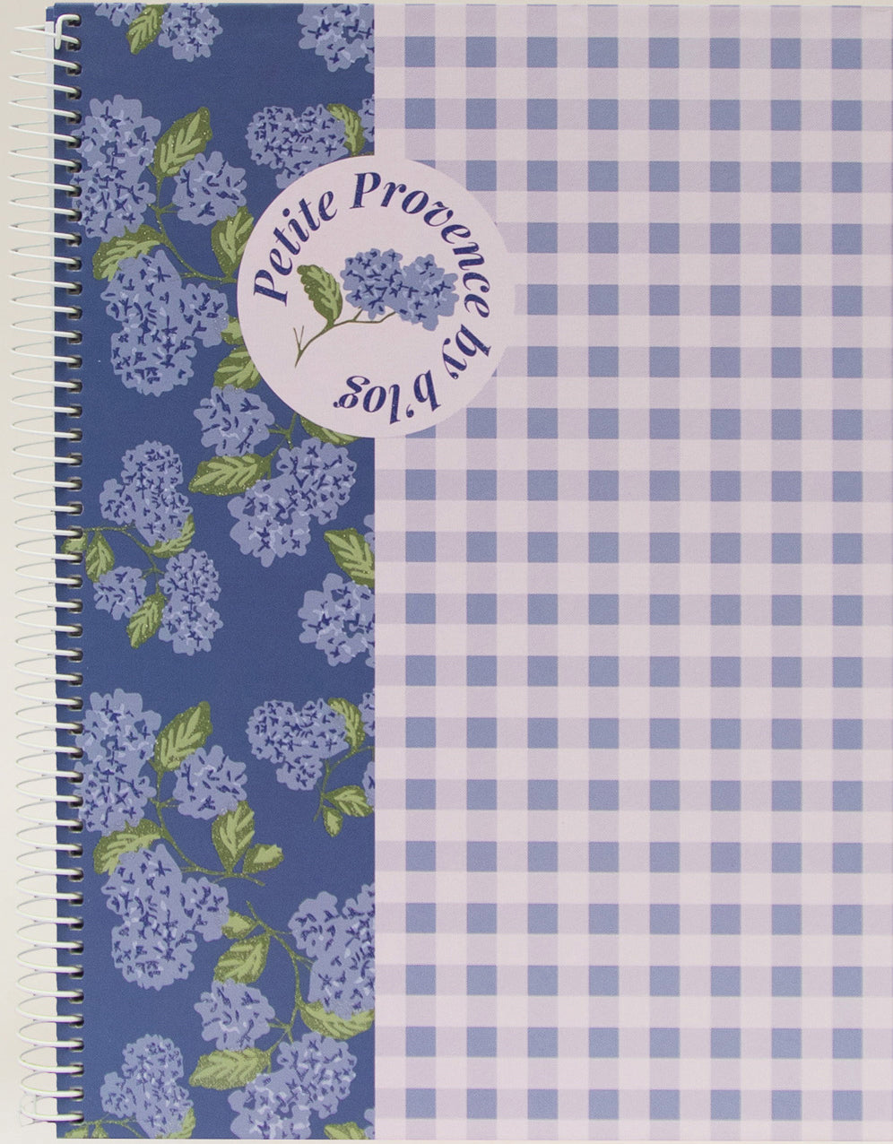Ancor Spiralbuch – A5 – kariert 5 mm – 80 Seiten – 90 g/m² – Hardcover, Provence Flowr