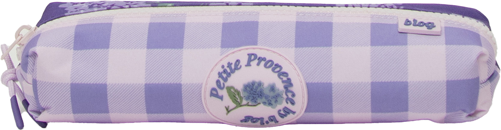 Ancor B'Log Provence – Schlamperetui, floral, blau, violett, Polyester, 22 × 8 × 7,5 cm