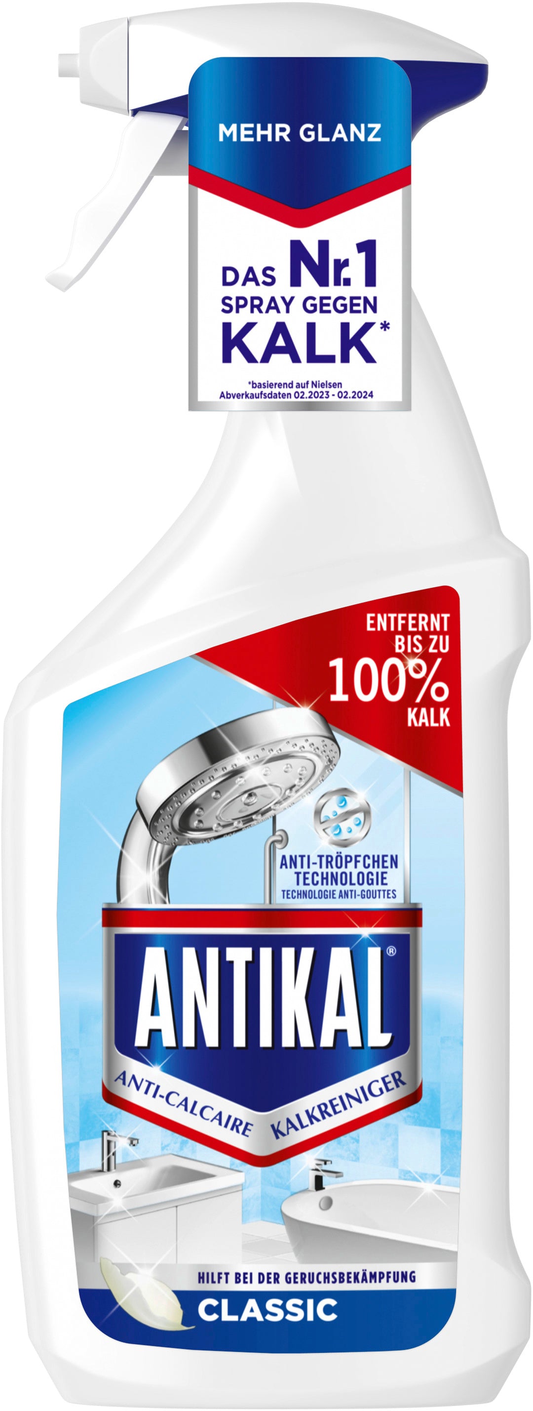 Antical Antikal Bad-/Kalkreiniger – Spray