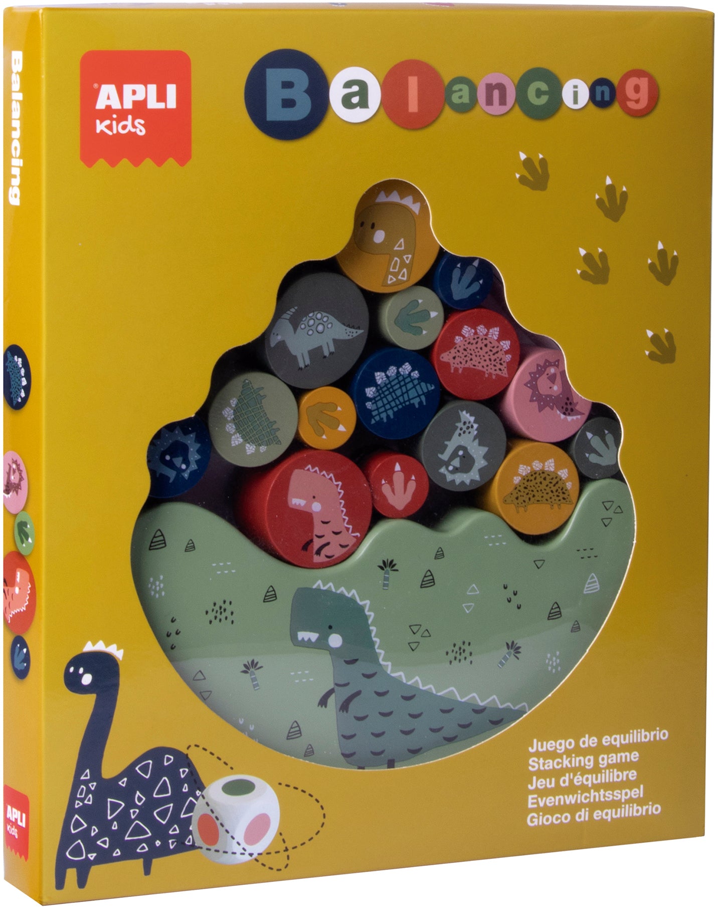 APLI Kids Balancierspiel Dino – Geschicklichkeitsspiel, ab 4 Jahren