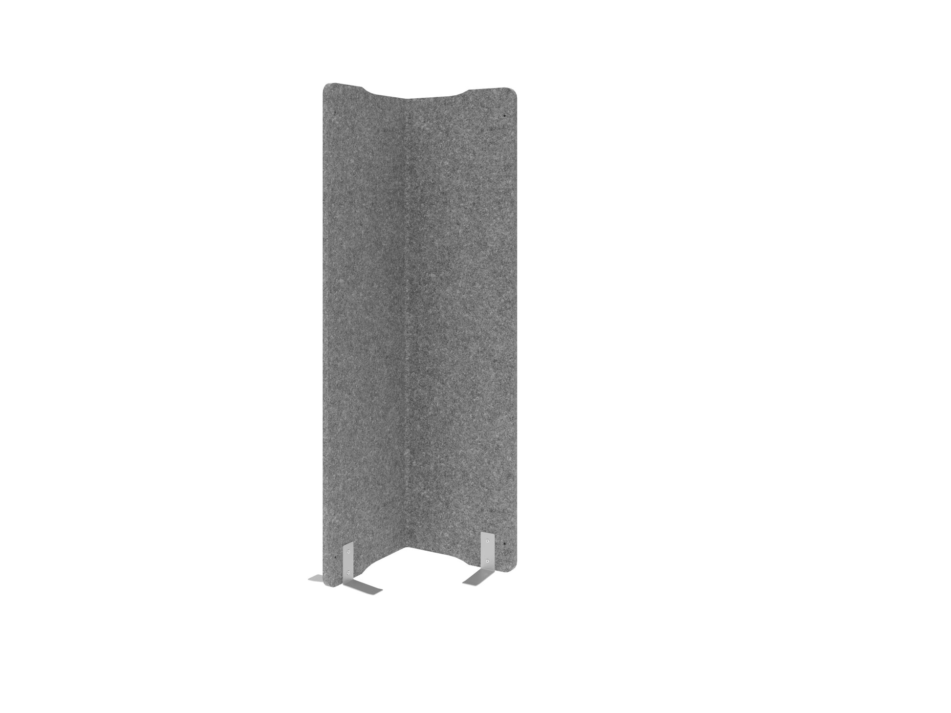Apollo Stellwand VASWF1810 – 1'800 × 1'000 mm, Filz, Grau, Akustisch