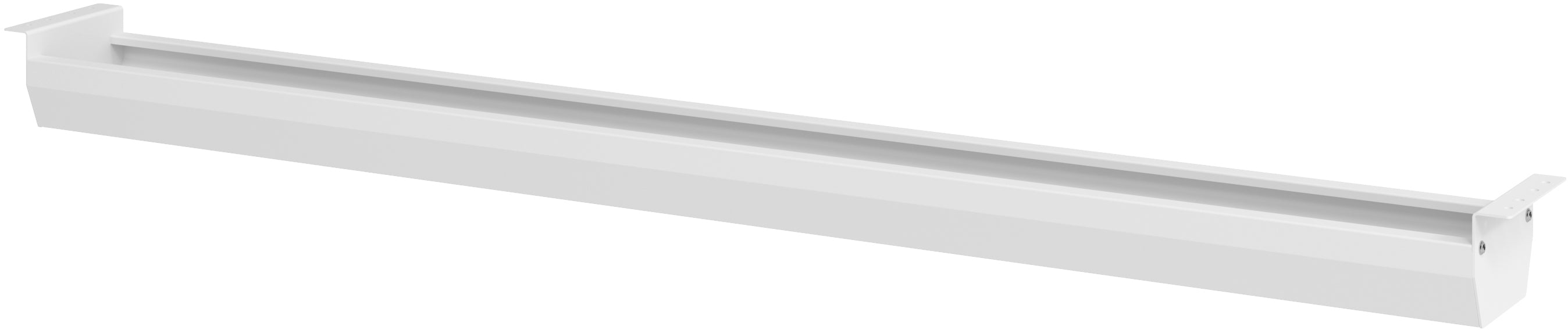 Apollo VKC18/W Untertisch-Kabelwanne – 180 × 85 mm – 1,2 m – Metall – Weiss, für Tischplatten 180–200 cm