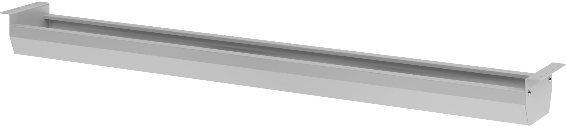 Apollo VKC16/S Untertisch-Kabelwanne – 1'215 × 180 × 85 mm – Metall – Grau, abklappbar, Schraubbefestigung