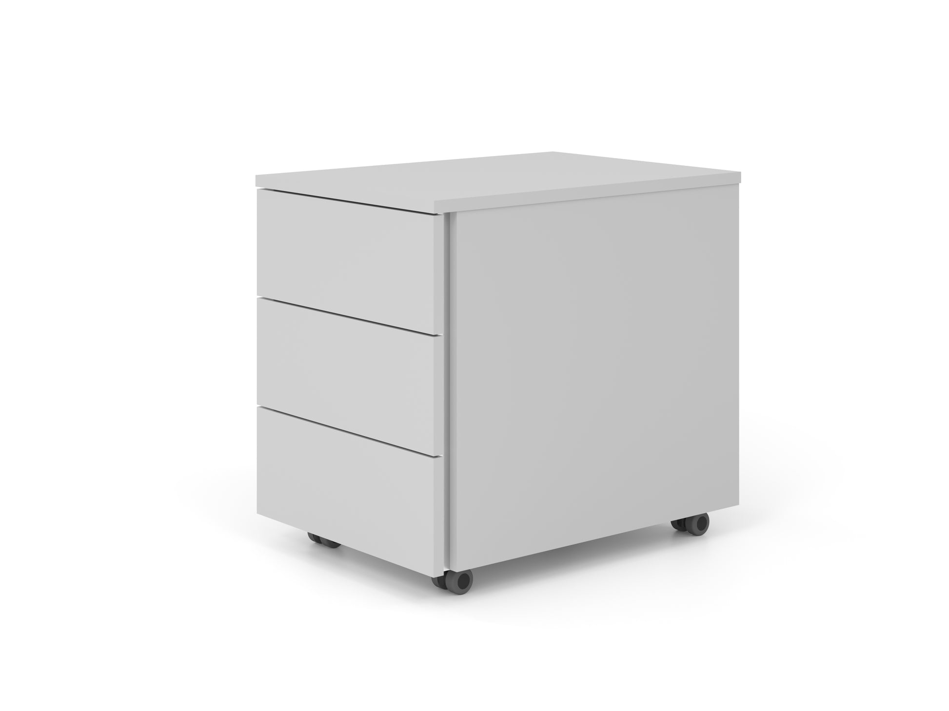 Apollo VLC3055GL – Rollcontainer, 3 Schubladen, Grau