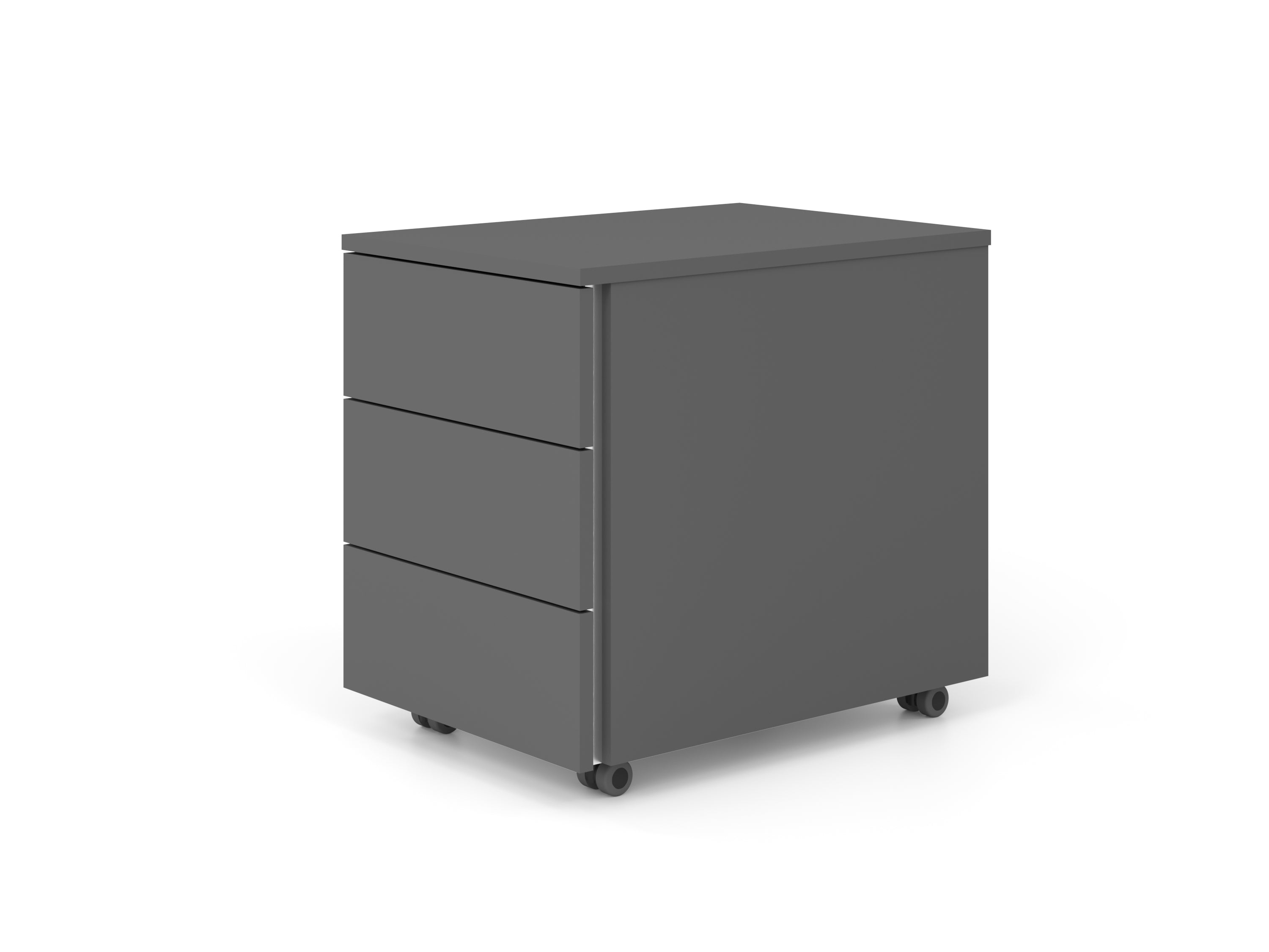 Apollo VLC30GGGL – Rollcontainer, 3 Schubladen, Graphit