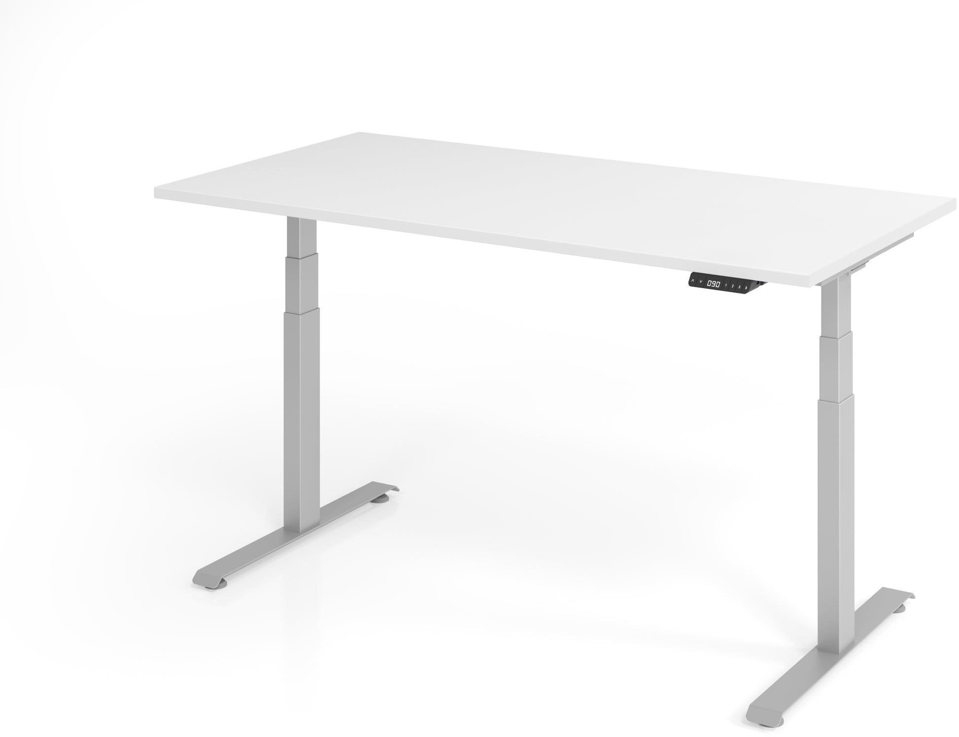 Apollo LXK6516 – Elektrischer Sitz-Steh-Tisch, 160 × 80 cm, Höhe 64,5–129,5 cm, 2 Motoren, 100 kg