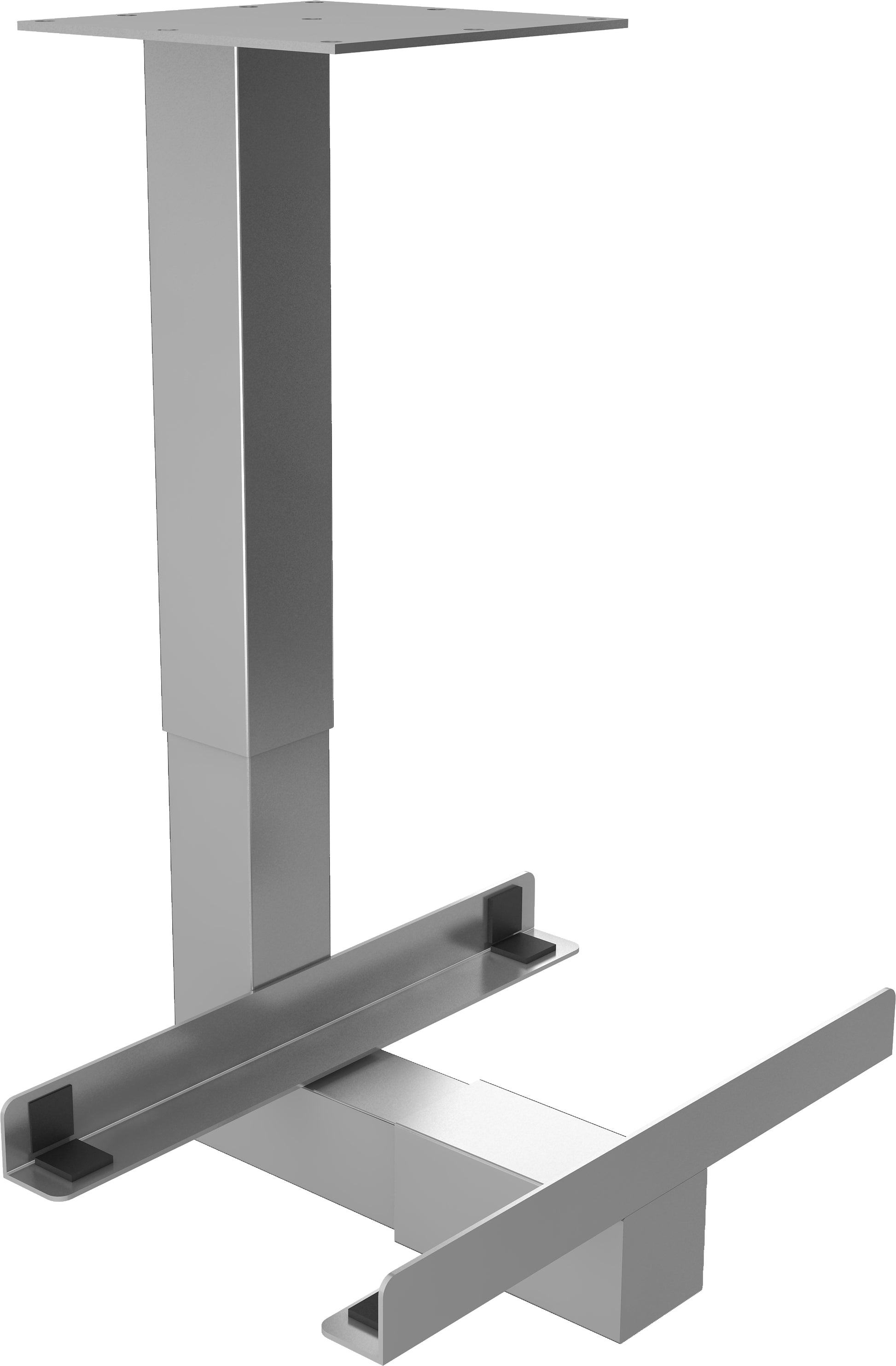 Apollo CPU-Halterung (Untertisch) – bis 20 kg, grau