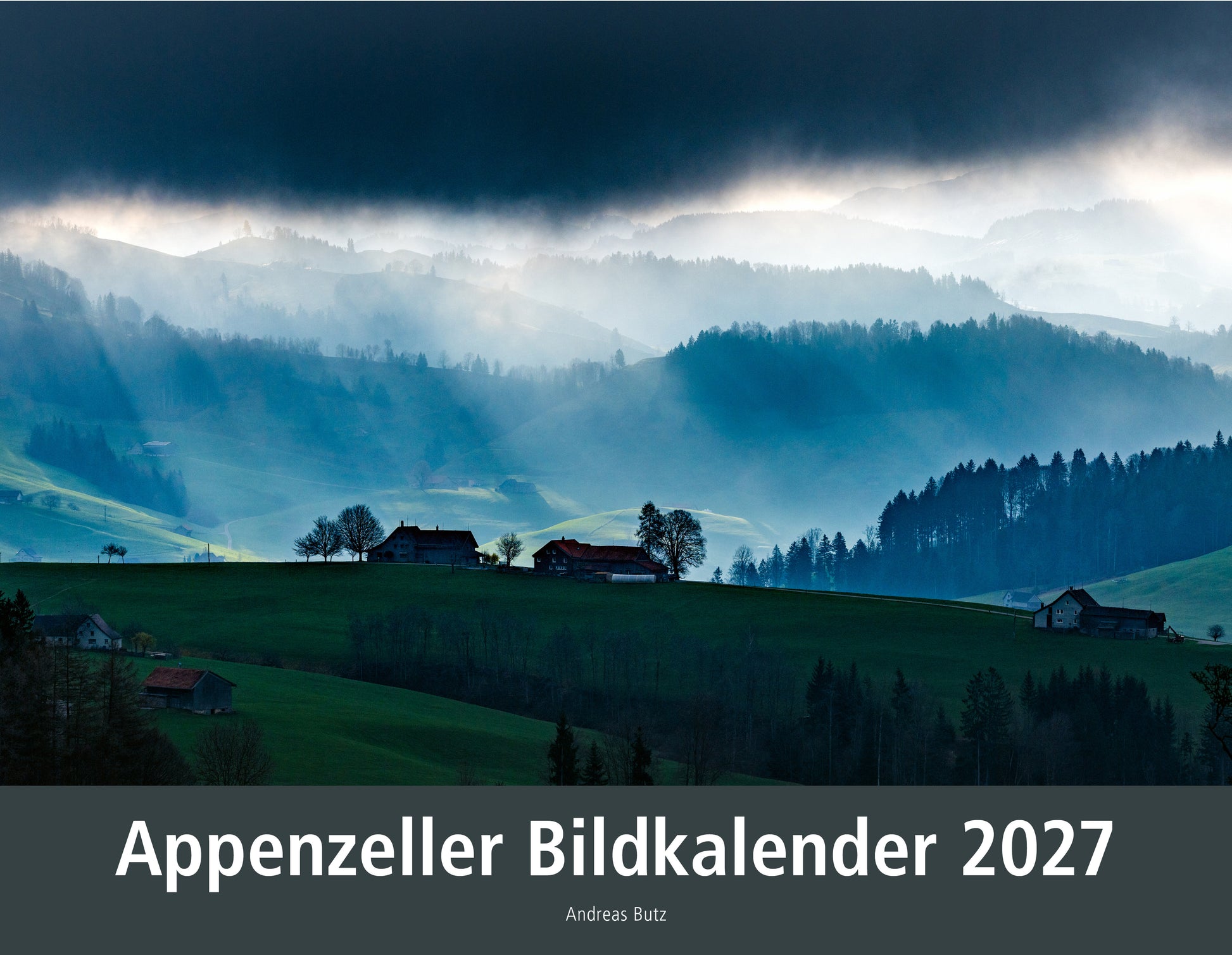 Appenzeller Bildkalender 2026 – 32,5 × 41 cm