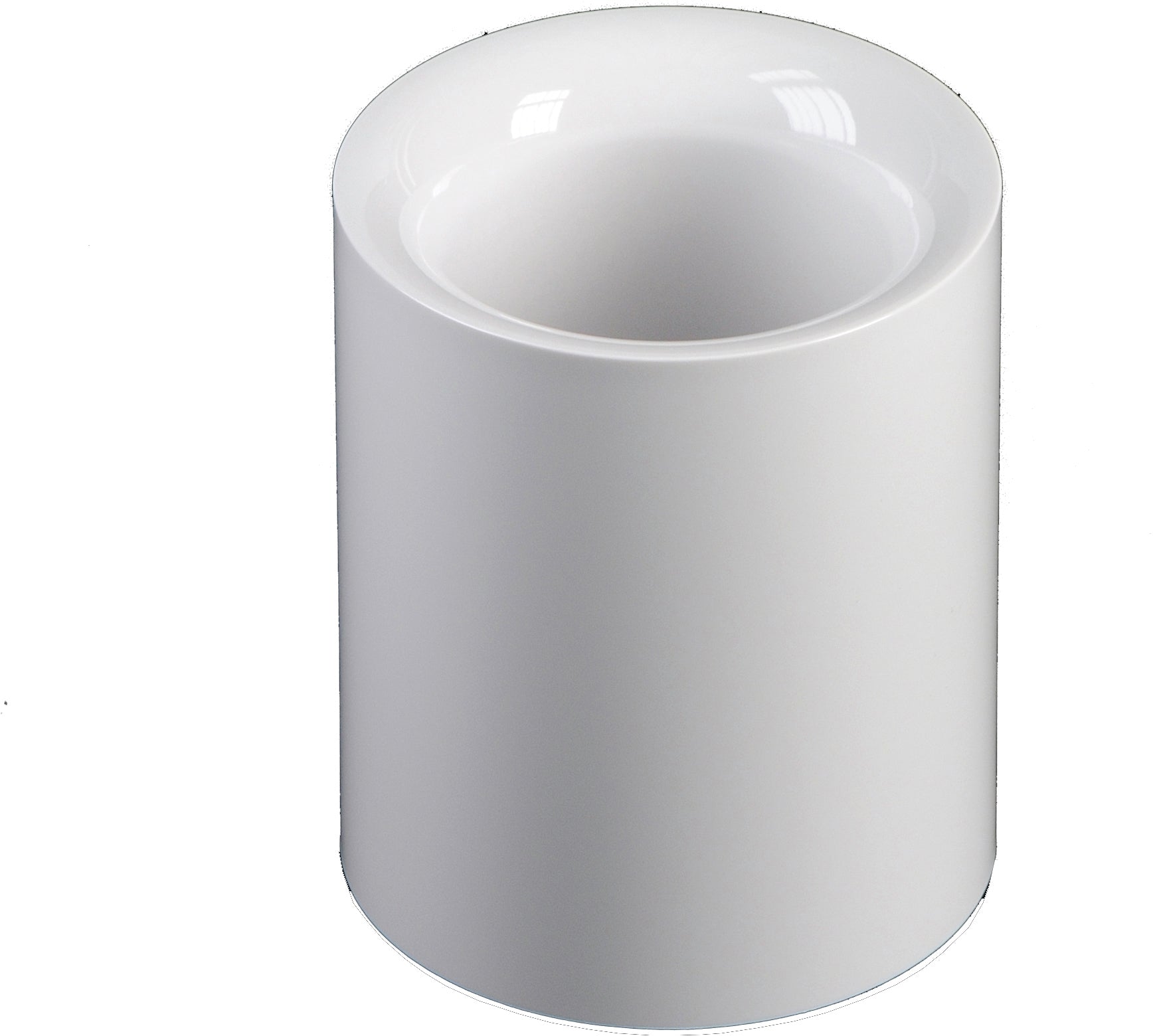 Arlac Stiftehalter – Kunststoff, weiss, Ø 85 × 104 mm