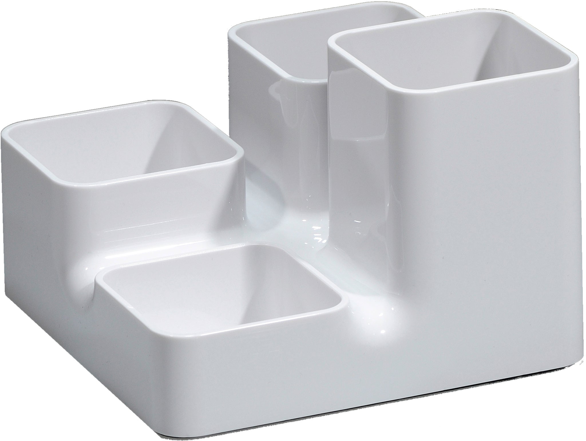 Arlac Butler Uni 234.14 Aufbewahrungsbox – 4er-Set, weiss, B 136 × H 96 × T 144 mm