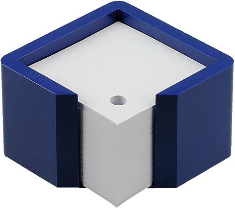 Arlac Memo Box – 100 × 100 mm, blau, 89 × 130 × 129 mm