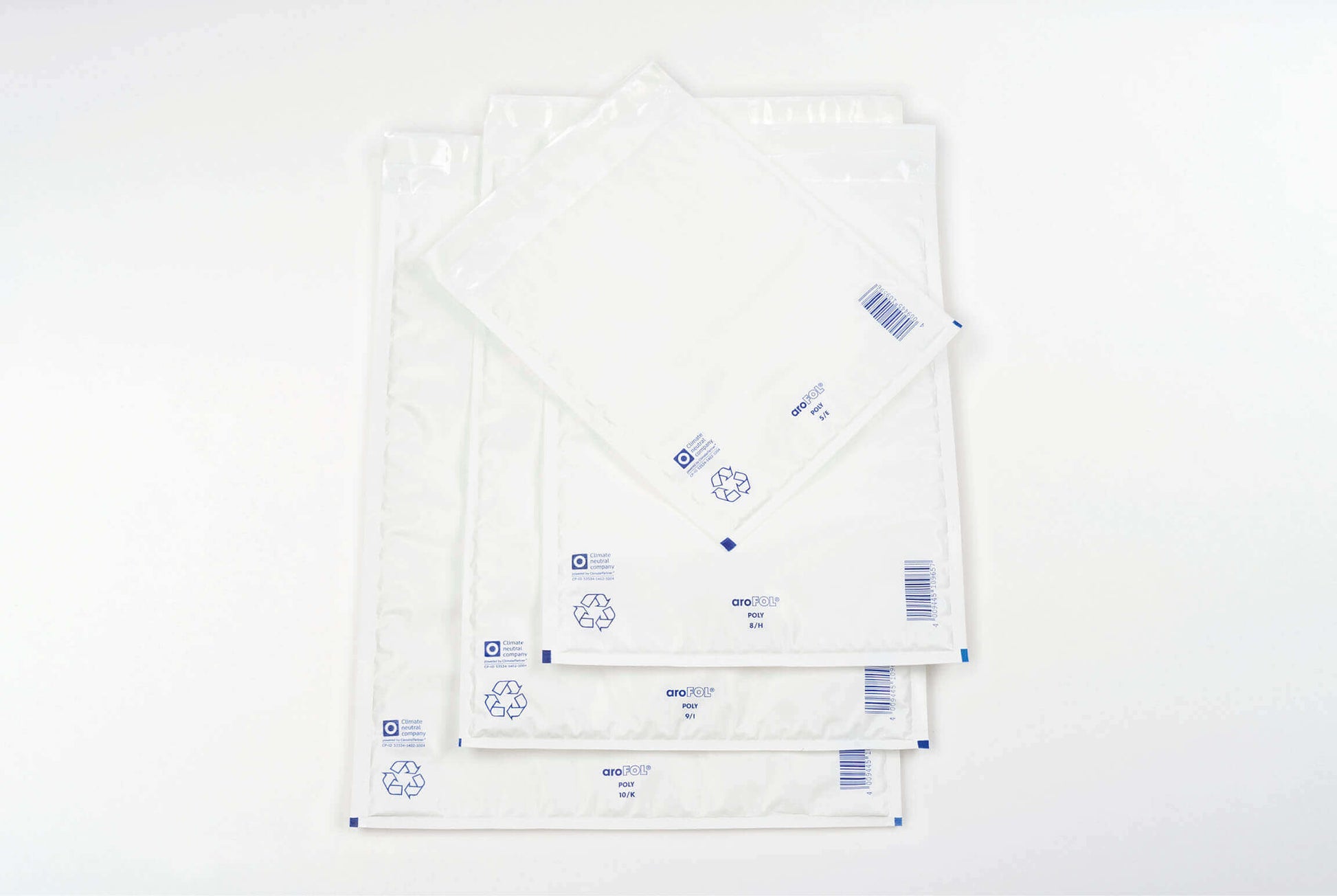 Arofol Luftpolstertasche – 248 × 288 mm, PE, weiss