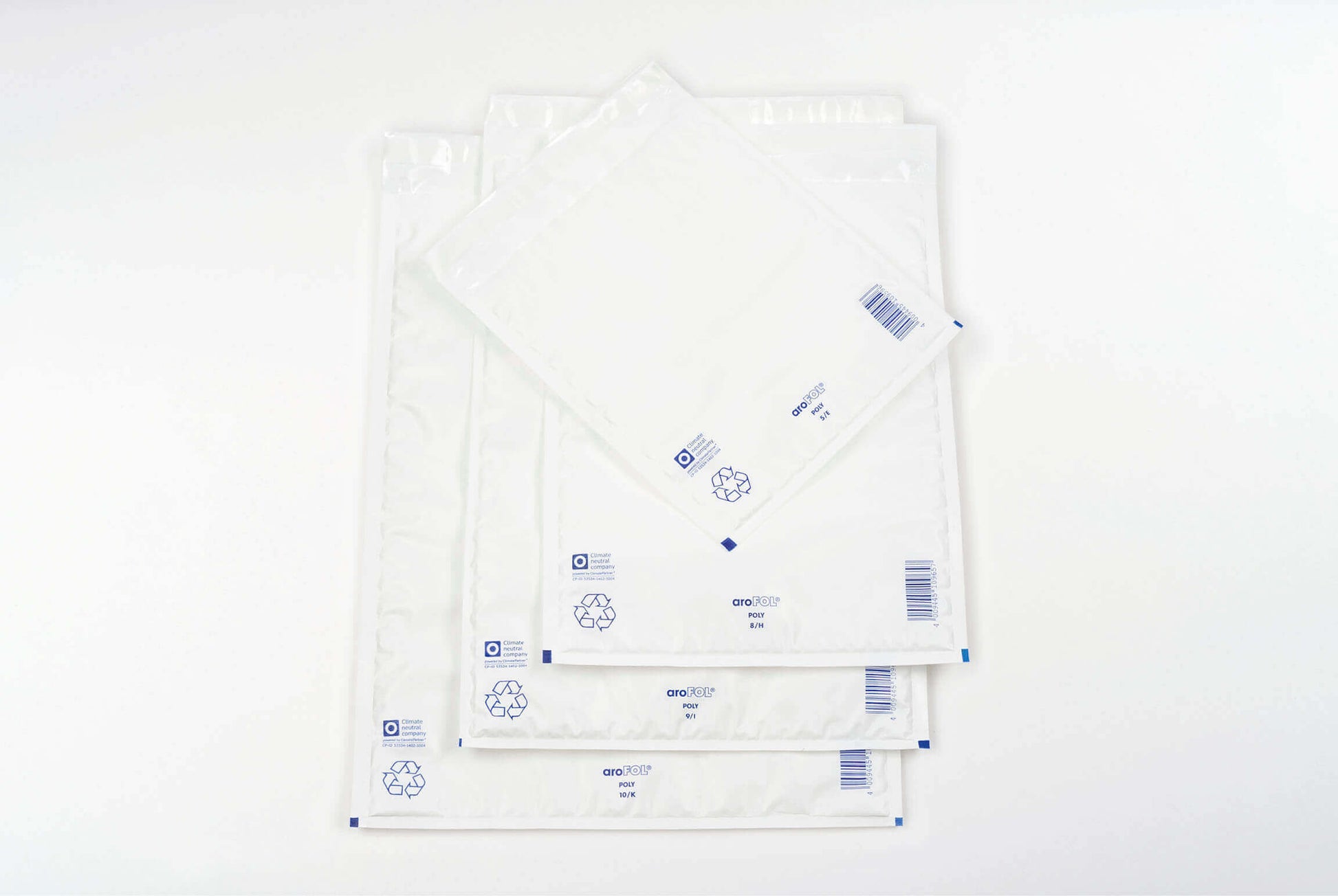 Arofol Luftpolstertasche – 262 × 363 mm, PE, weiss