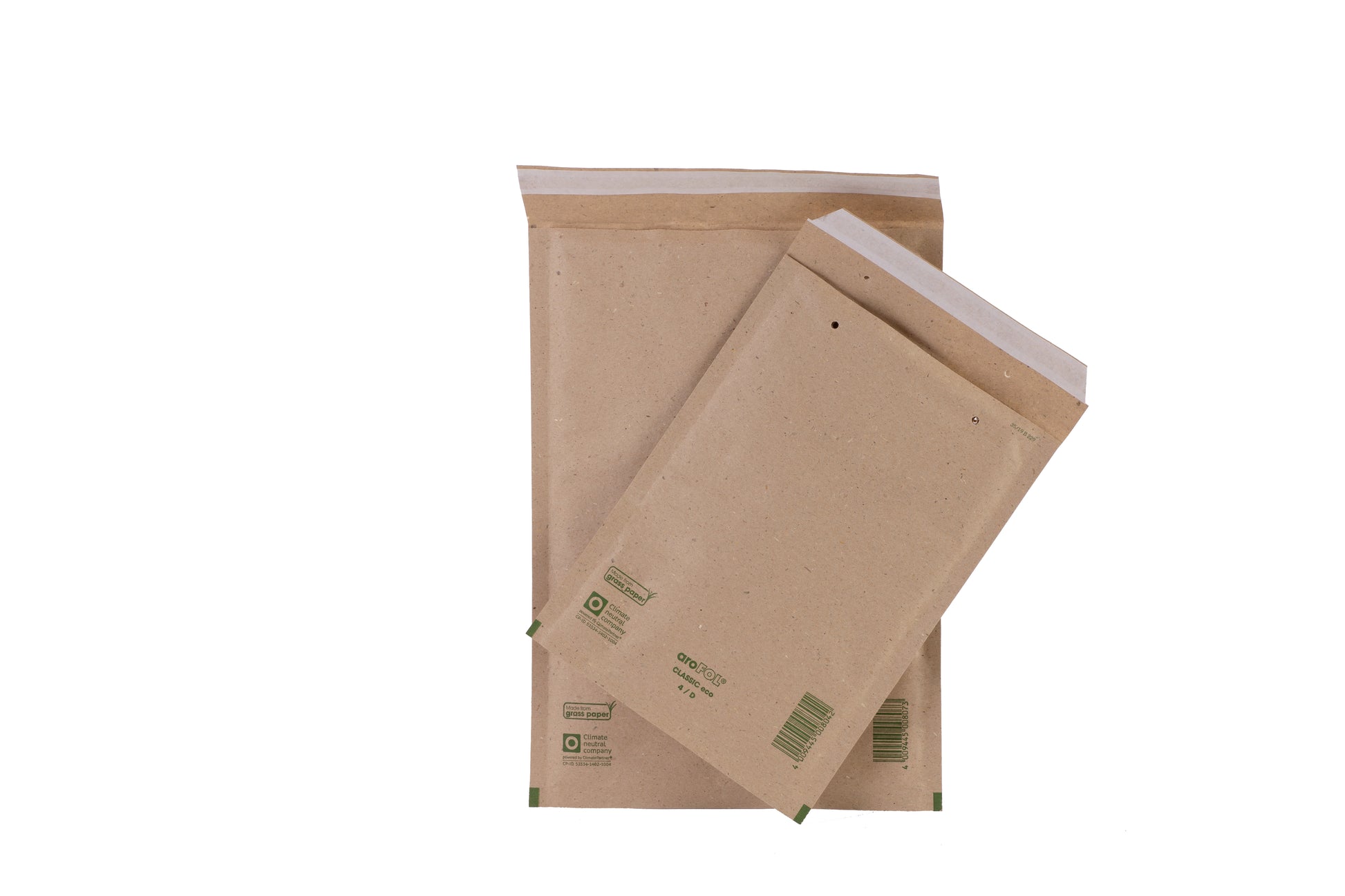 Arofol Luftpolstertasche – 341 × 294 × 410 mm, Graspapier