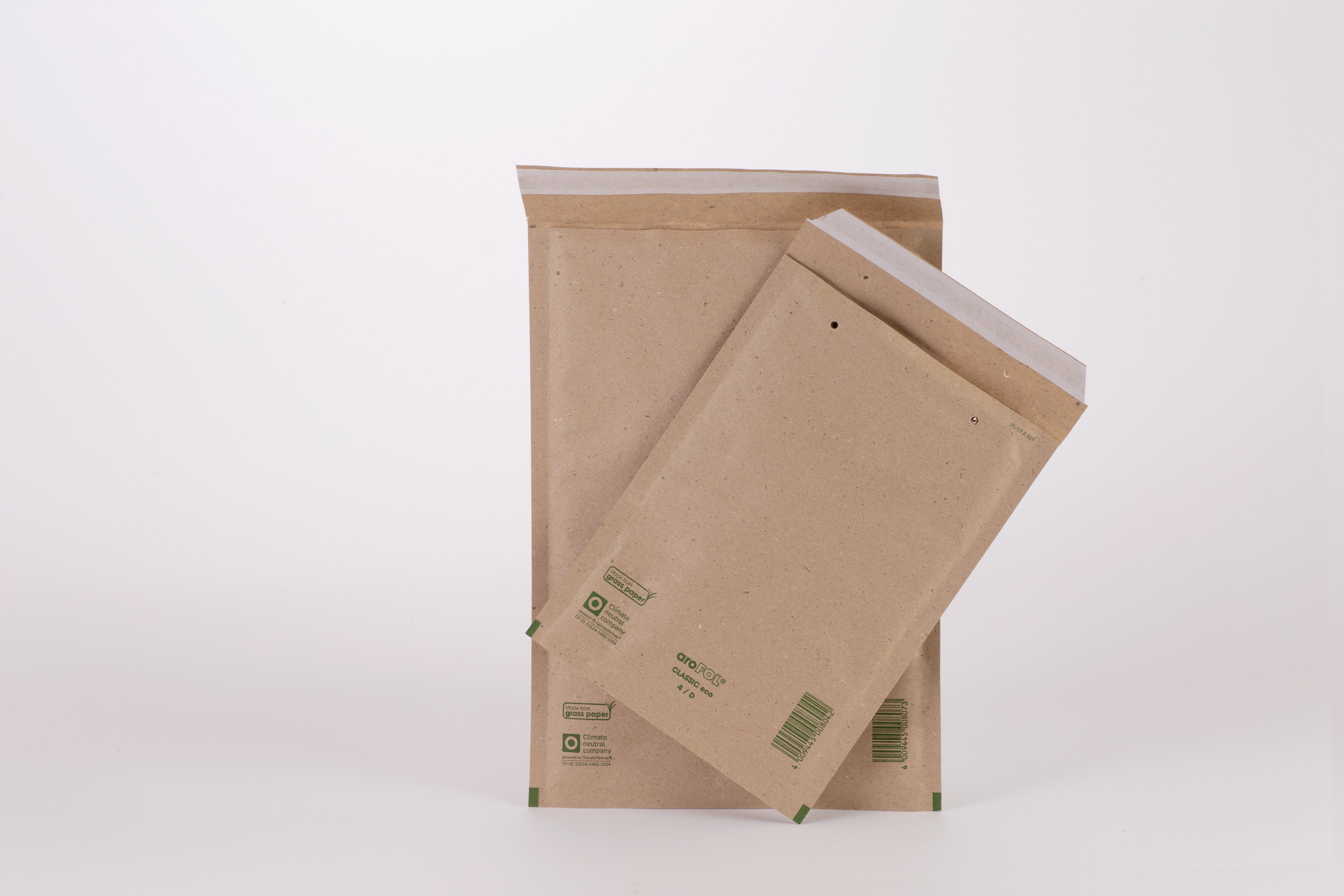 Arofol Luftpolstertasche – 335 × 370 mm, Graspapier