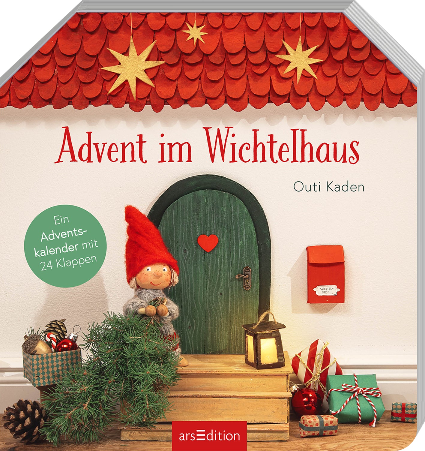 Ars edition Advent im Wichtelhaus – Adventskalender – 20,5 × 19,5 cm