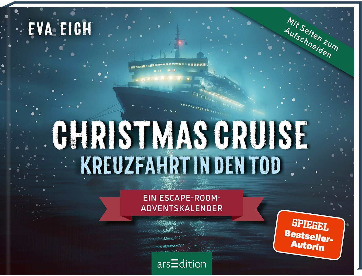 Ars edition Christmas Cruise – Kreuzfahrt in den Tod – Adventskalender – 16 × 20,5 cm – Escape-Room