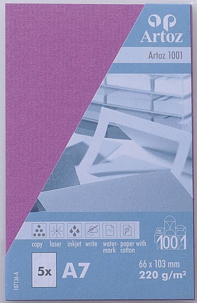 Artoz Visitenkarten – 77 × 10 mm, 220 g/m², Holunder