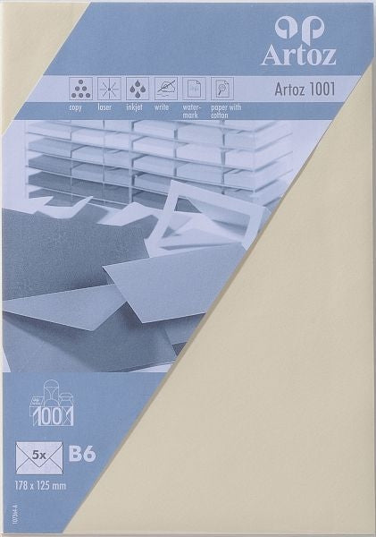Artoz Couvert B6, chamois, 100 g/m² – 5 Stk.
