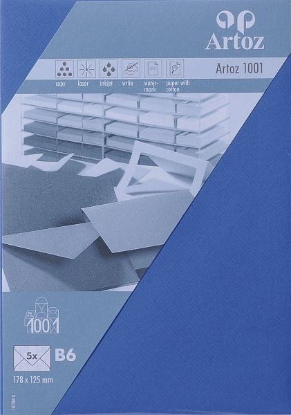Artoz Couvert B6, royal, 100 g/m² – Artoz – 5 Stk.