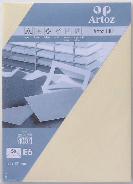 Artoz Couvert E6, ohne Fenster, chamois, 100 g/m²