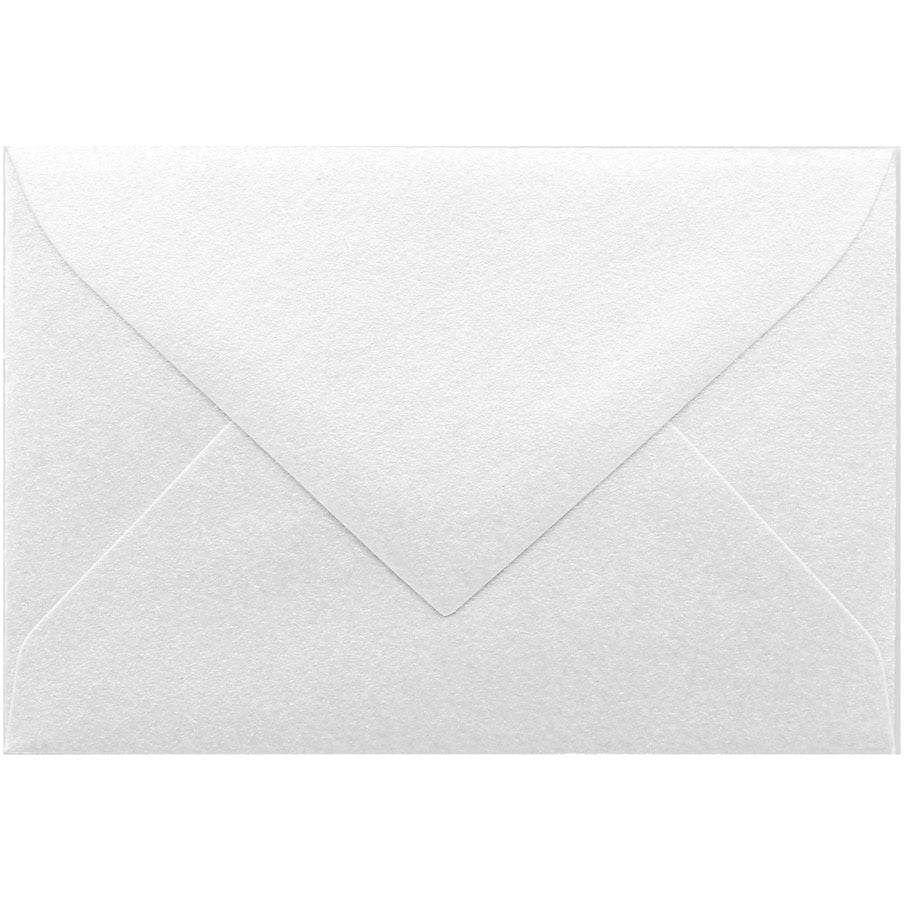 Artoz Couvert C7, Nassklebung, Weiss, 120 g/m², Perle Papier (Perlmuttglanz) – 5 Stk.