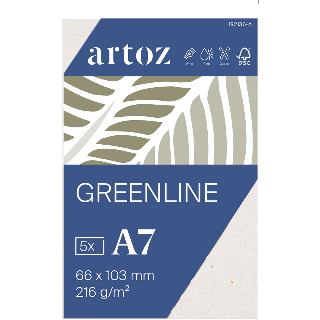Artoz Visitenkarten – 105 × 65 mm, 215 g/m², tortilla