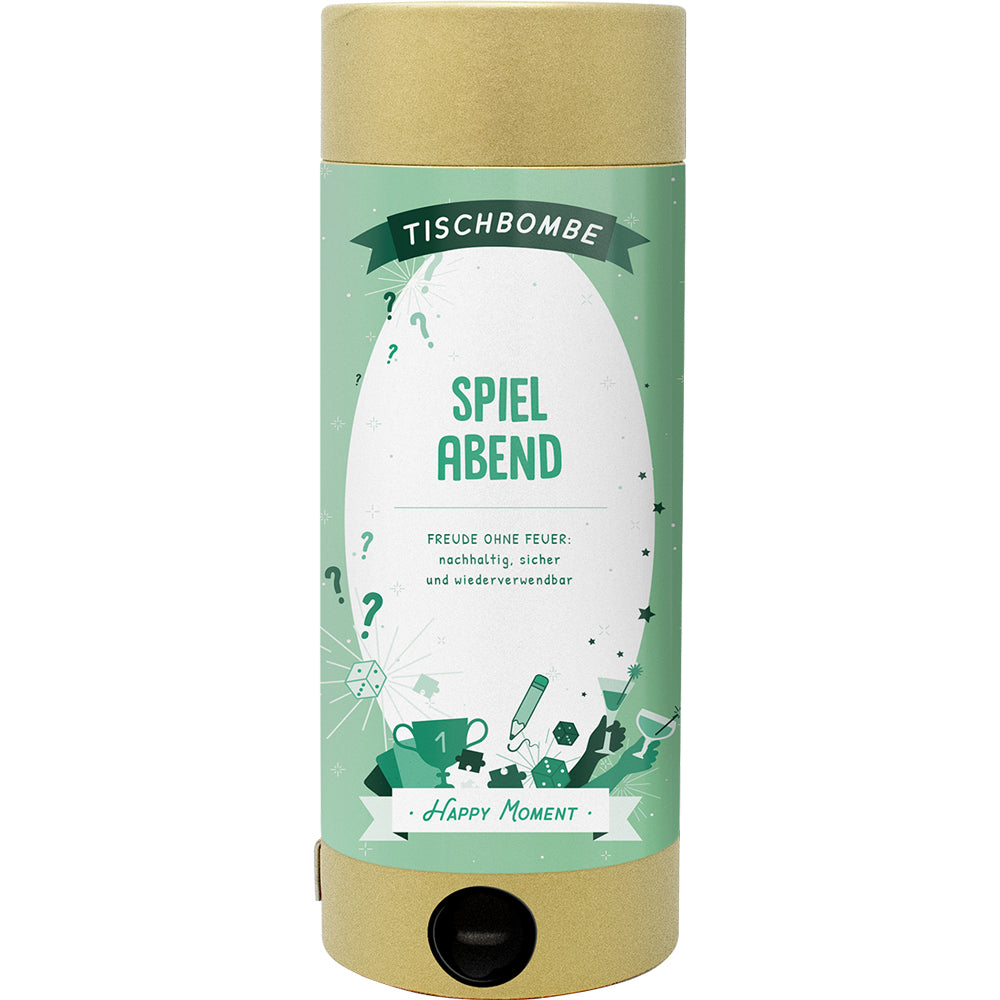 Artoz Tischbombe Spieleabend – Ø 11 cm × 30 cm – 359 g – wiederverwendbar