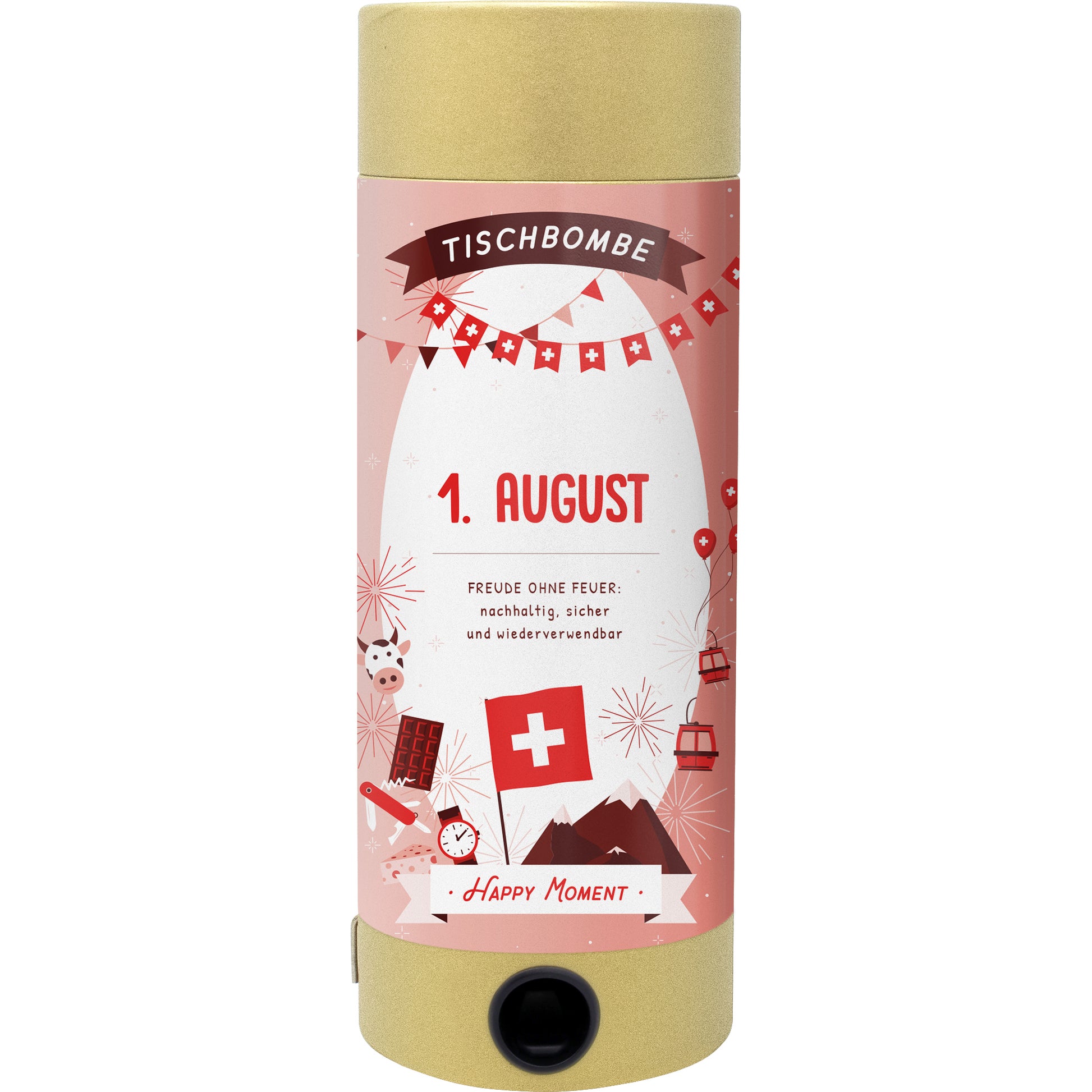 Artoz Tischbombe 1. August Basic – Ø 11,5 cm × 30 cm – 372 g
