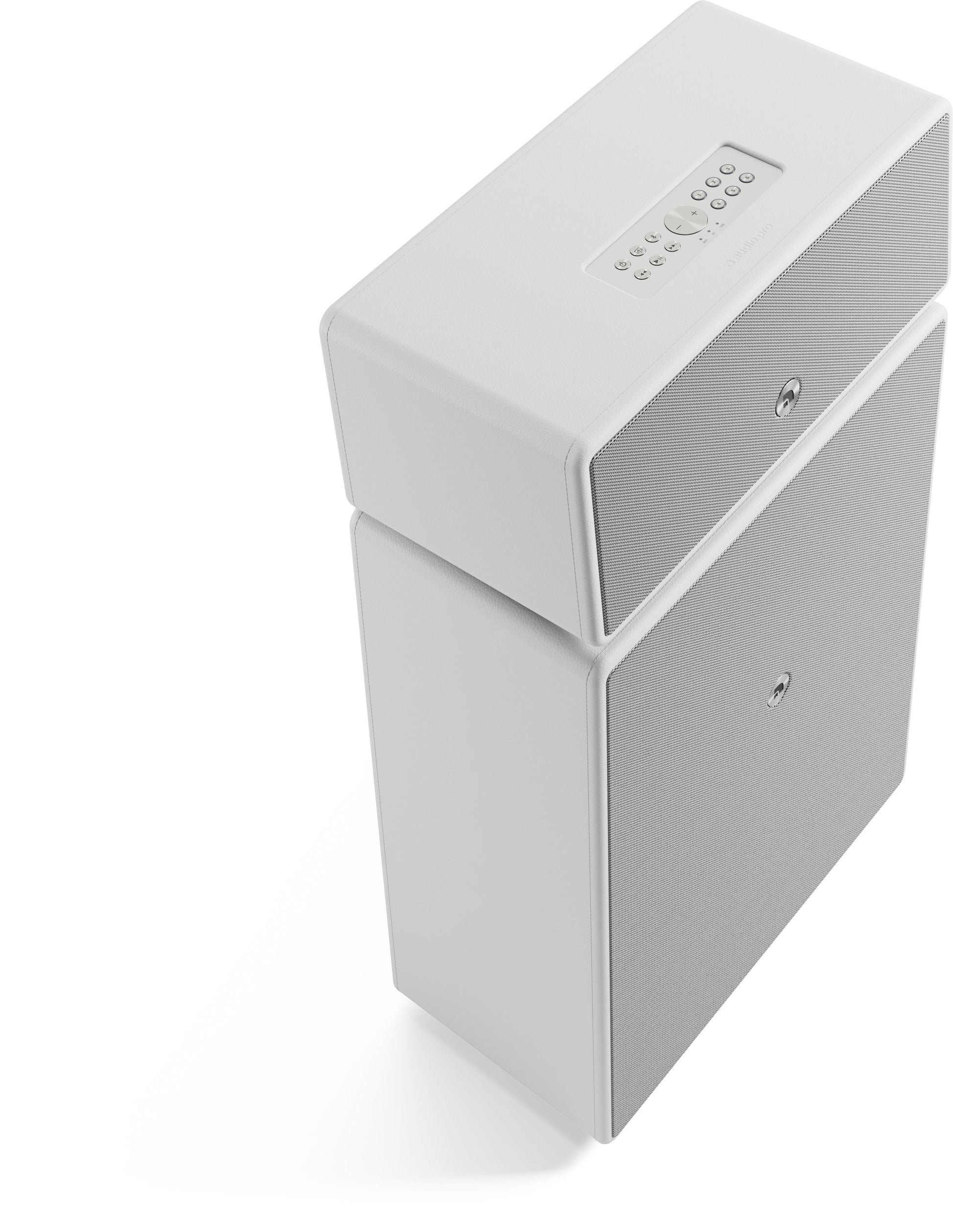 Audio Pro Drumfire II – Smart Speaker – Multiroom, AirPlay 2/Google Cast/Spotify Connect, WLAN, Weiss