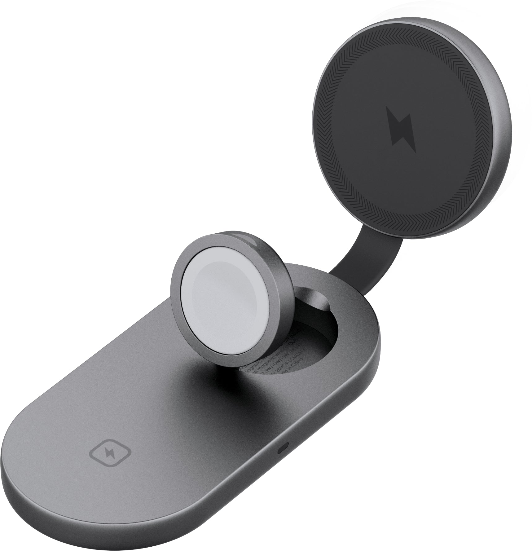AUKEY MagFusionC LC-MC313 Kabelloses Ladegerät 15 W – Qi2, MFW – für iPhone, Apple Watch, AirPods