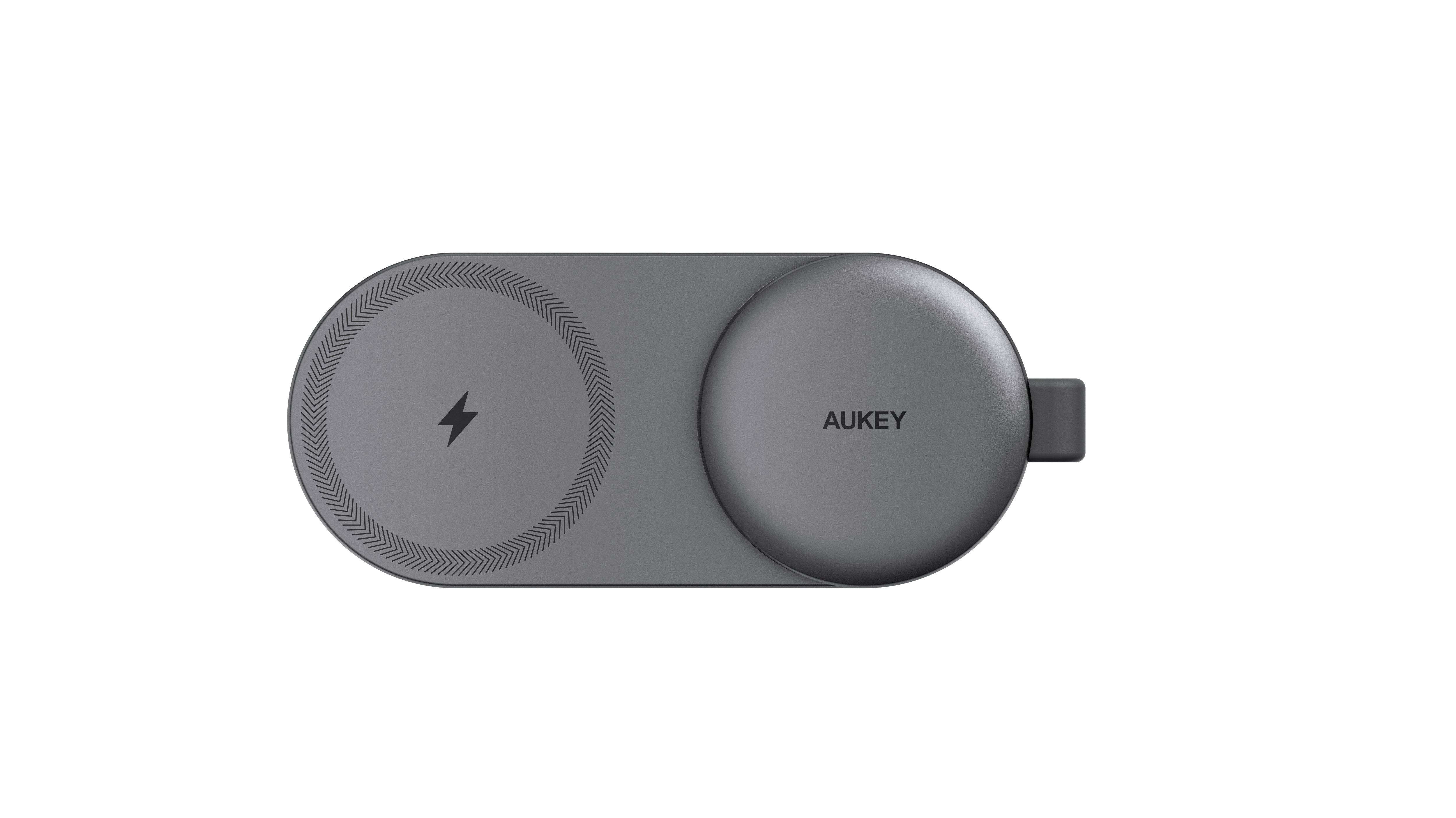 AUKEY MagFusionC LC-MC314 Kabelloses Ladegerät 25 W – Qi 2.2, MagSafe-kompatibel – 3-in-1 für iPhone & AirPods