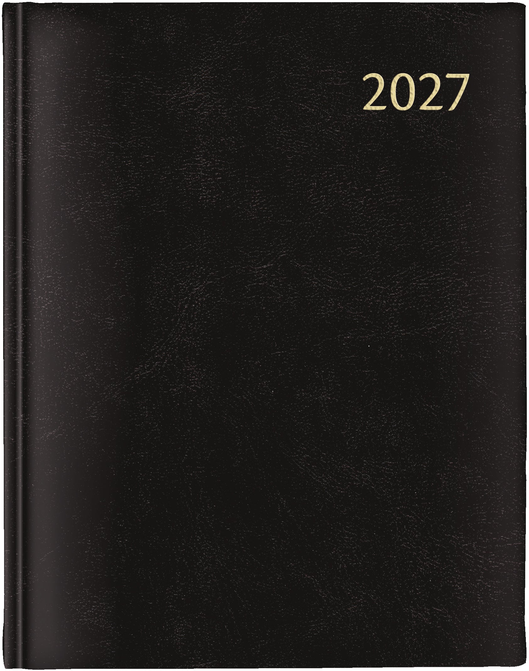 Aurora Florence Largo 3115Z – Tagesagenda 2027, 1 Tag/1 Seite, 16,6 × 21,7 cm, schwarz