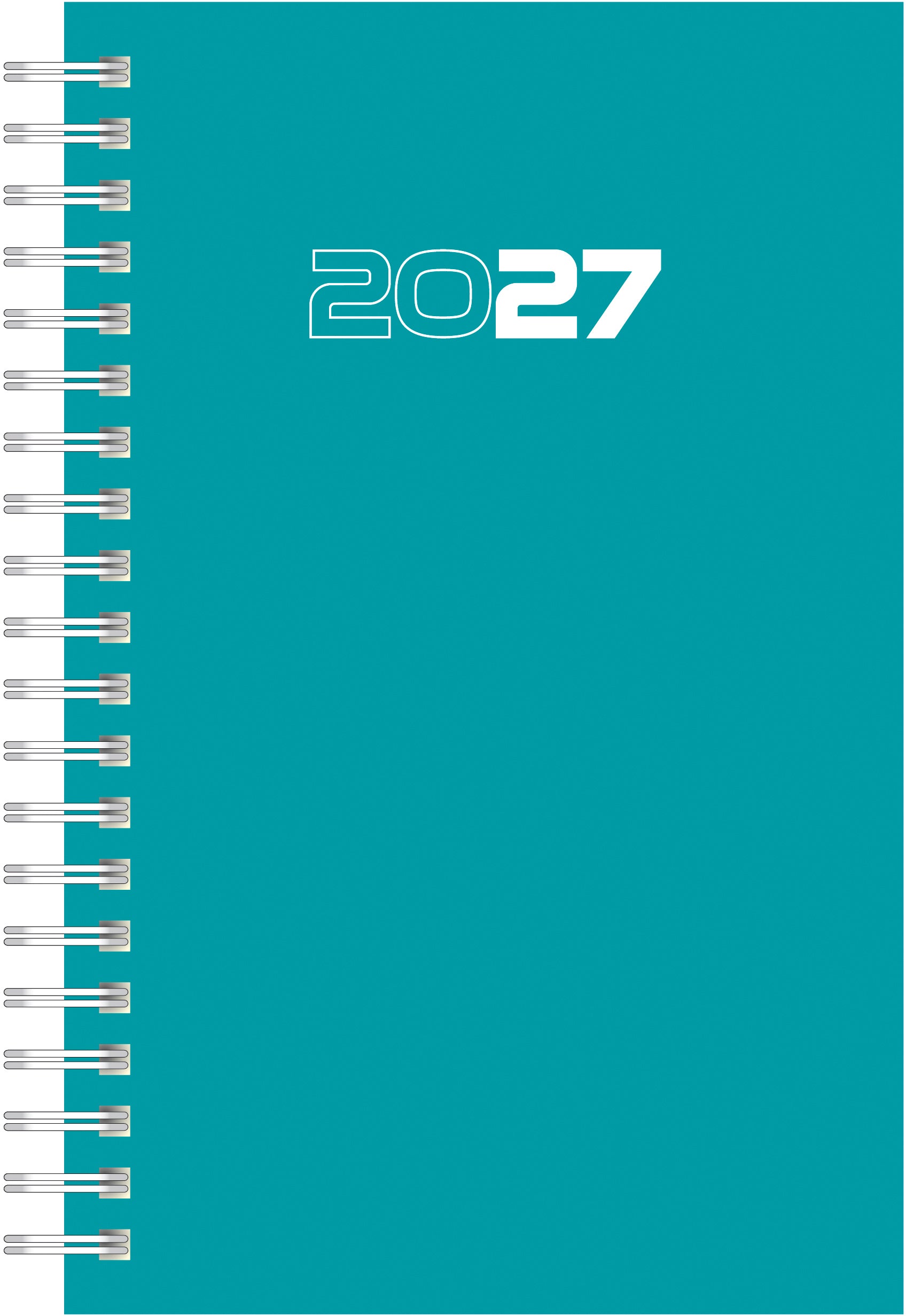 Aurora Adventure Daily – Tagesagenda 2027, 1 Tag/1 Seite, 15,0 × 21,0 cm, Spiralbindung