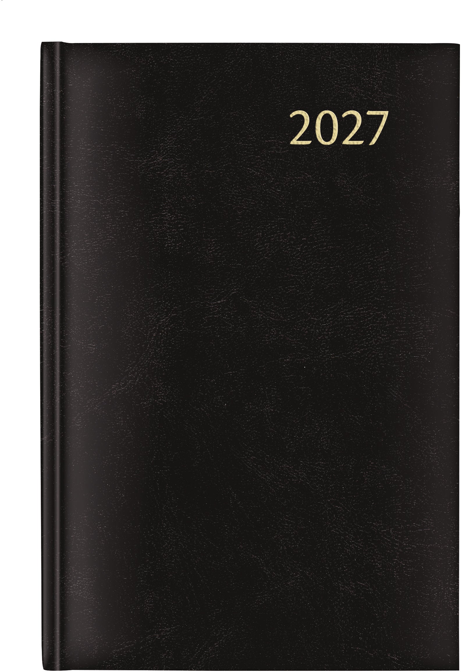 Aurora Florence Daily – Tagesagenda 2027, 1 Tag/1 Seite, 13,6 × 21,5 cm, schwarz