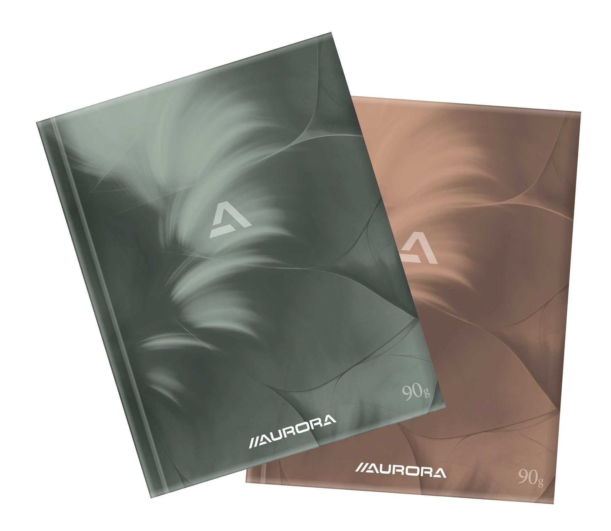 Aurora Notizbuch – 217 × 320 mm – kariert – Hardcover, mehrfarbig