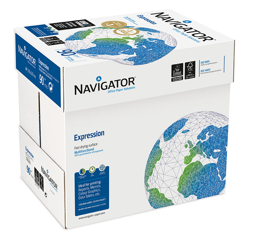 Navigator Expression Kopierpapier hochweiss – A4, 90 g/m², 2'500 Blatt