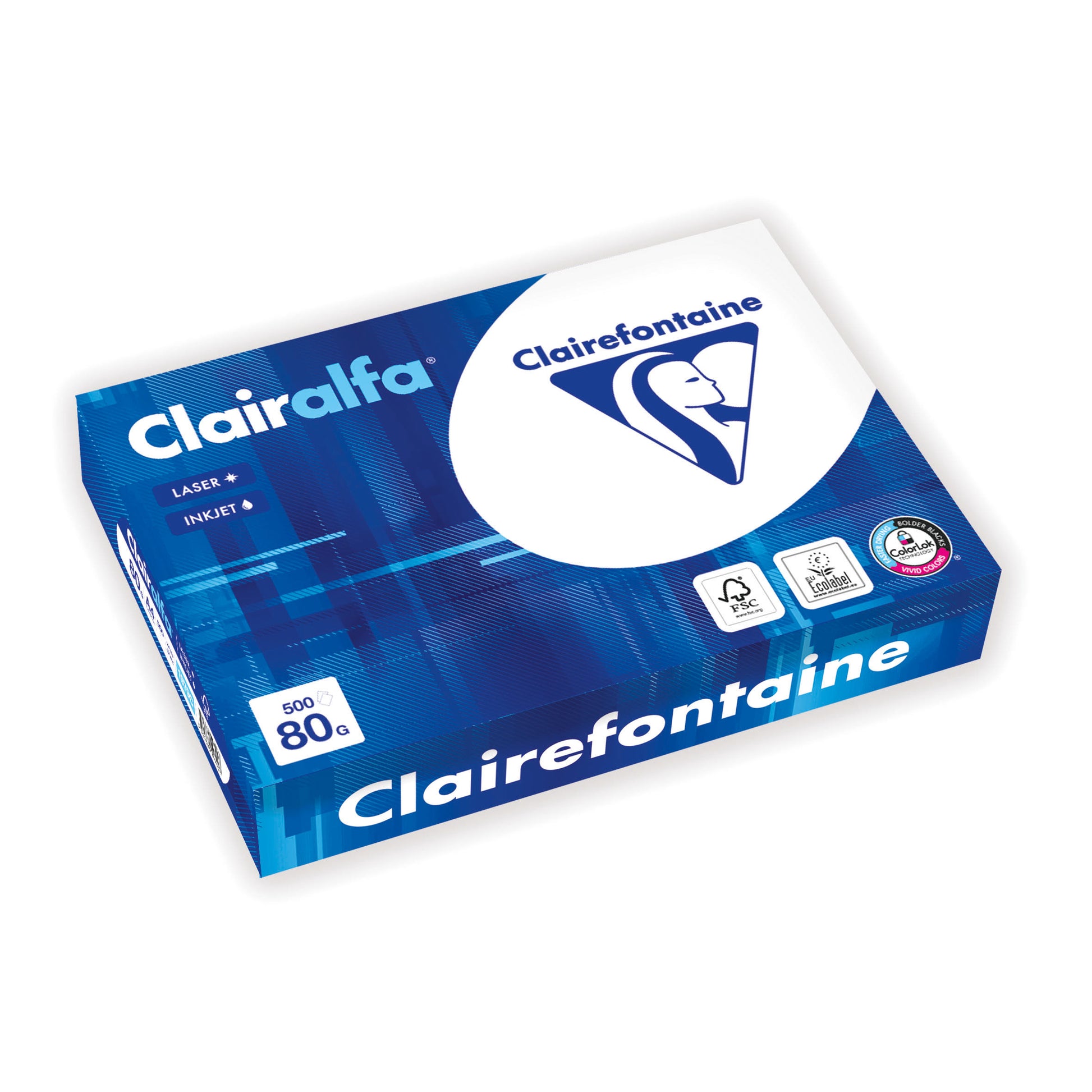 Clairalfa Kopierpapier – A4, 80 g/m², Superweiss