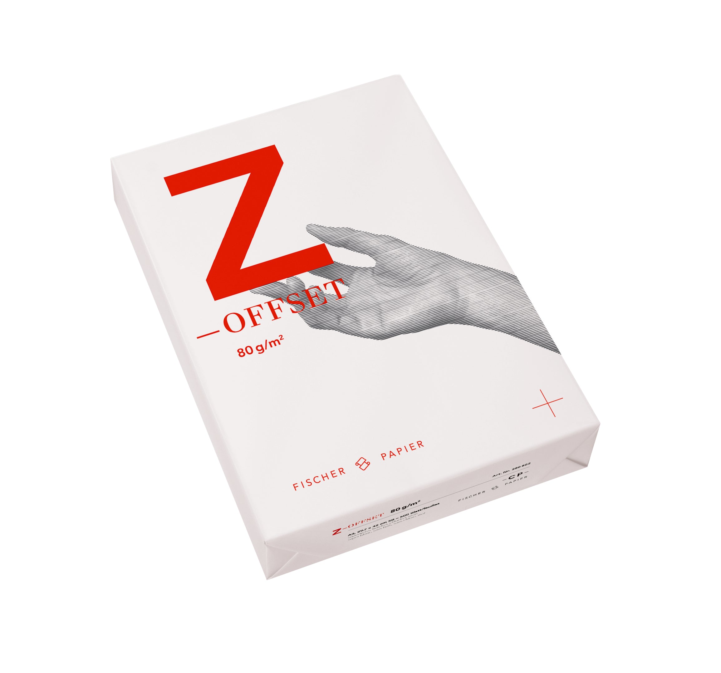 Z-offset Kopierpapier – A4, 80 g/m², naturweiss