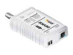 Axis T8642 Medienkonverter BNC zu RJ-45 – PoE/PoE+ (IEEE 802.3af/802.3at), 1× RJ-45