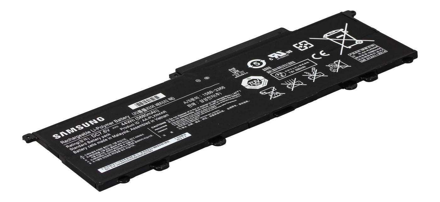 Samsung 921700031 – Akku – 44 Wh, 7,5 V, 5880 mAh, Li-Po, Schwarz, für NP900X3C, NP900X3D, NP900X3E