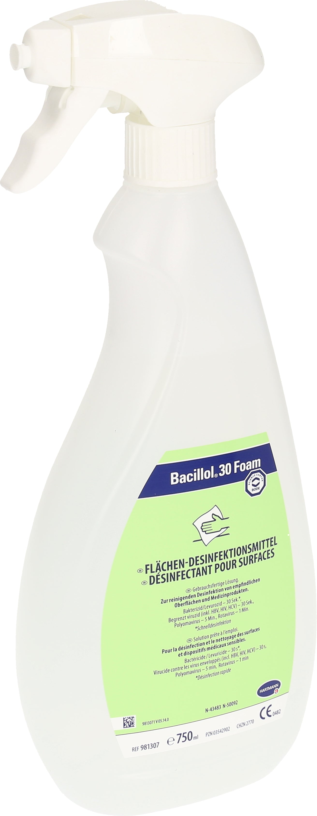 Bacillol Desinfektionsspray – für sensible Oberflächen – 0,75 l – 9818440
