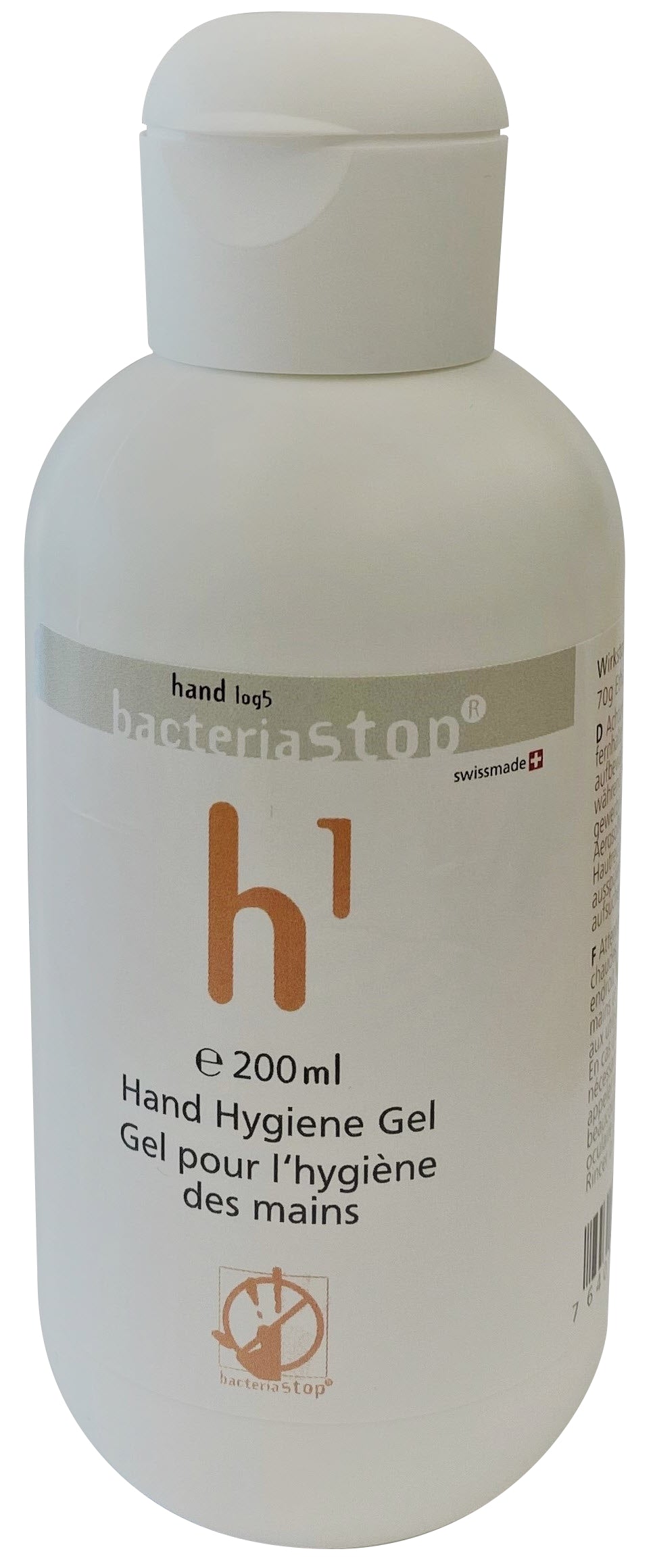 Bacteriastop Händedesinfektionsgel 01-H1-200