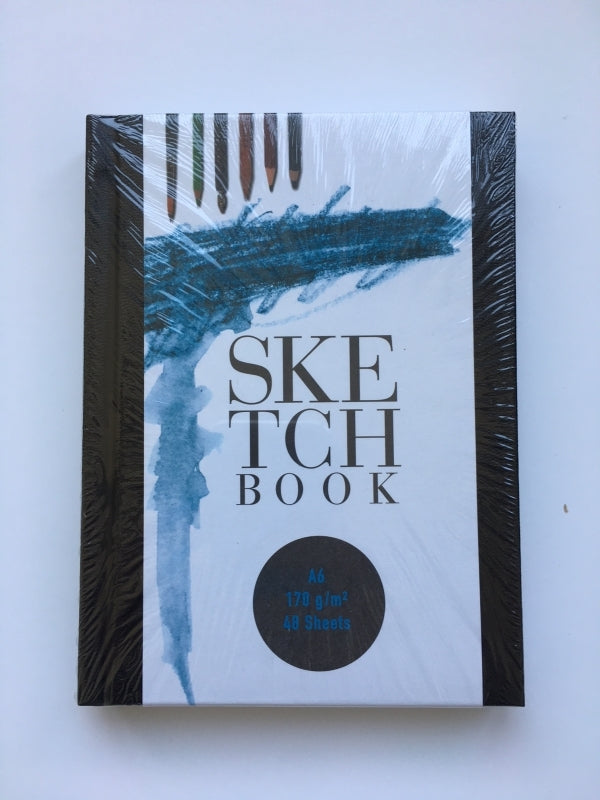 Bam4u.ch Skizzenbuch 6677A6 – A6 – Hardcover – Schwarz – Perforiert