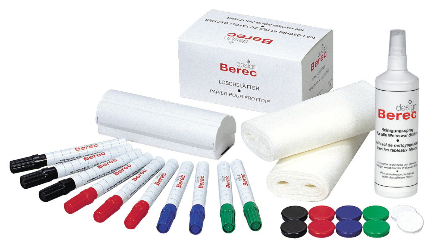 Berec Starter-Kit für Weisswandtafeln – Set