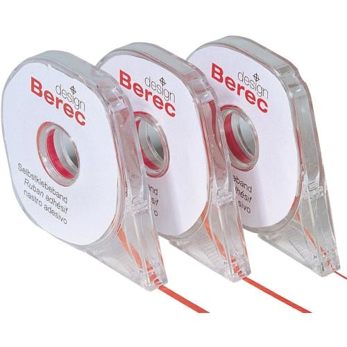 Berec Aufteilungsband – 53 mm × 0,053 m, Schwarz, Selbstklebend