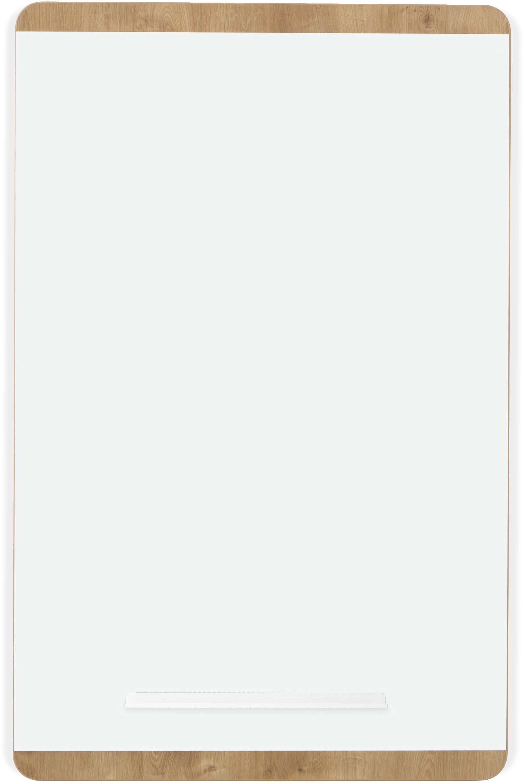 Berec NAT6421 Whiteboard – lackiert, magnetisch – 100 × 150 cm