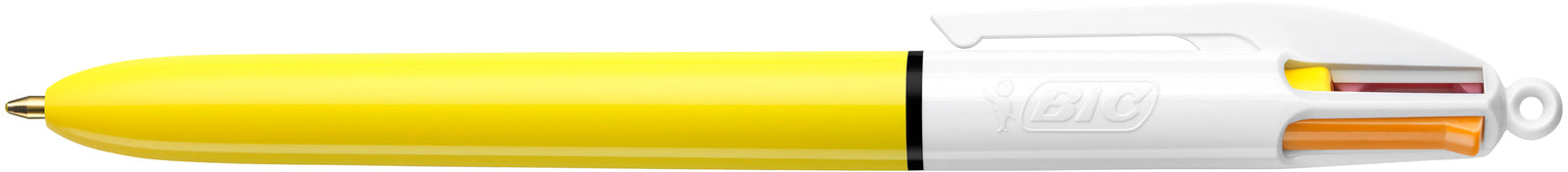 BIC 4C 982871 Sun Multifunktions-Kugelschreiber – 4 Farben, Druckmechanismus